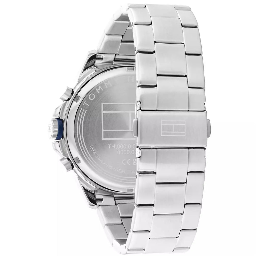 Tommy Hilfiger Blaze 1792031 Multi-Function Blue Dial Men's Silver Steel Watch