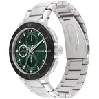 Tommy Hilfiger Lorenzo 1792117 Silver-Tone Green Dial Men's Watch