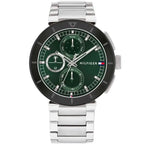 Tommy Hilfiger Lorenzo 1792117 Silver-Tone Green Dial Men's Watch