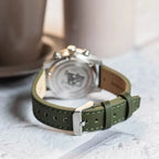 Tommy Hilfiger Chronograph Men's Watch – Model 1792188 – Green Dial & Leather Strap