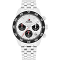 Tommy Hilfiger TH85 1792215 Chronograph Silver Dial Men's Silver Steel Watch