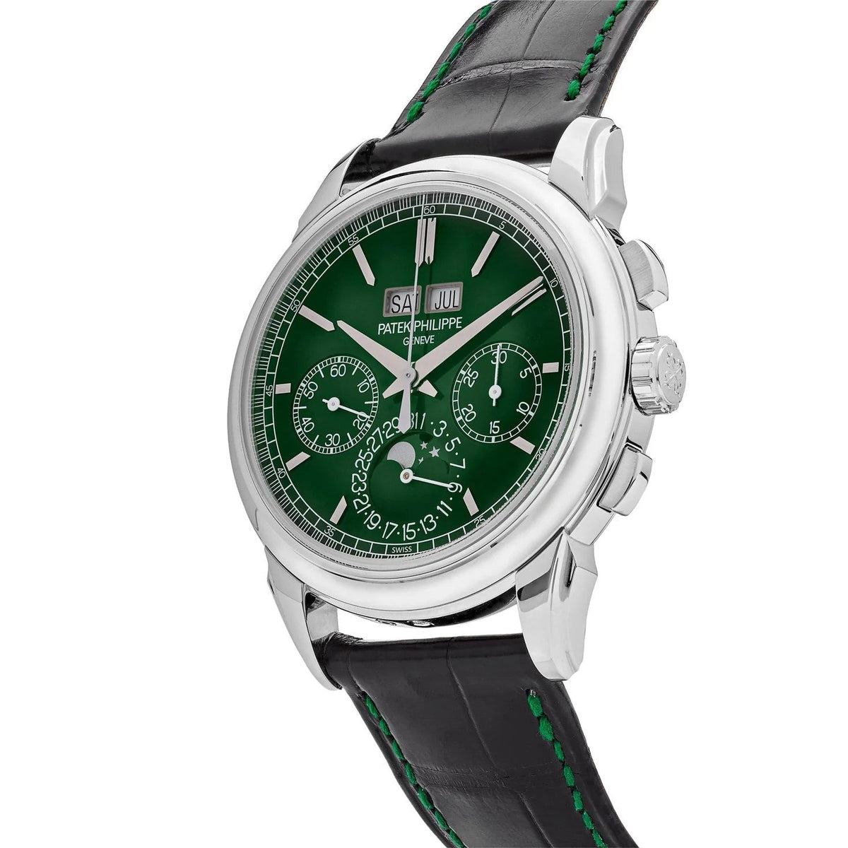 Patek Philippe Grand Complications 5270P-014 Perpetual Platinum Green Dial