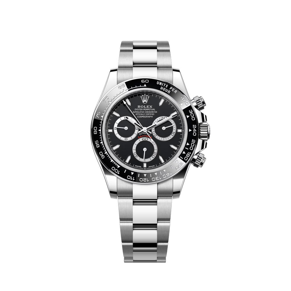 Rolex Daytona – Black Dial with Stainless Steel Oyster Bracelet