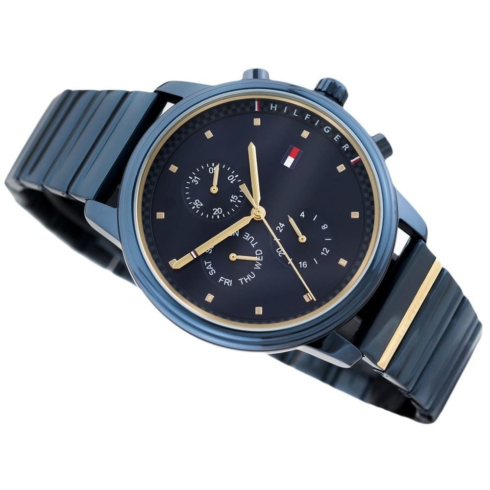 Tommy Hilfiger Blake 1781893 Multi-Function Blue Dial Navy Blue Stainless Steel Women's Watch