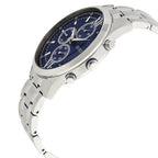 Guess Hudson Multi-Function W0875G1 Silver Case Blue Dial Silver Metal Men's Watch