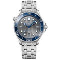 Omega Seamaster Diver 300 M Grey Dial - Axial Master Chronometer 42mm