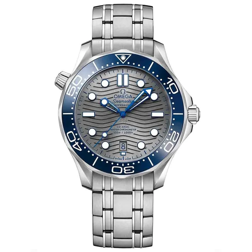 Omega Seamaster Diver 300 M Grey Dial - Axial Master Chronometer 42mm