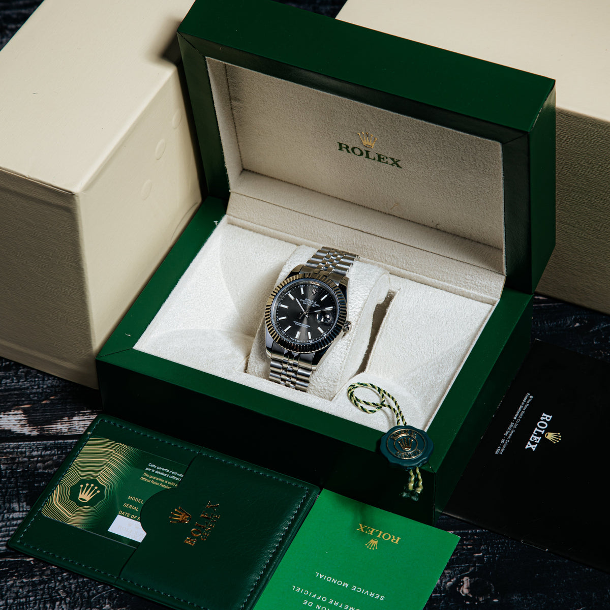 Rolex Datejust 41mm Black Dial