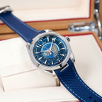 Omega Seamaster Aqua Terra 150M Co-Axial Master Chronometer Gmt Worldtimer 43mm Dark Blue