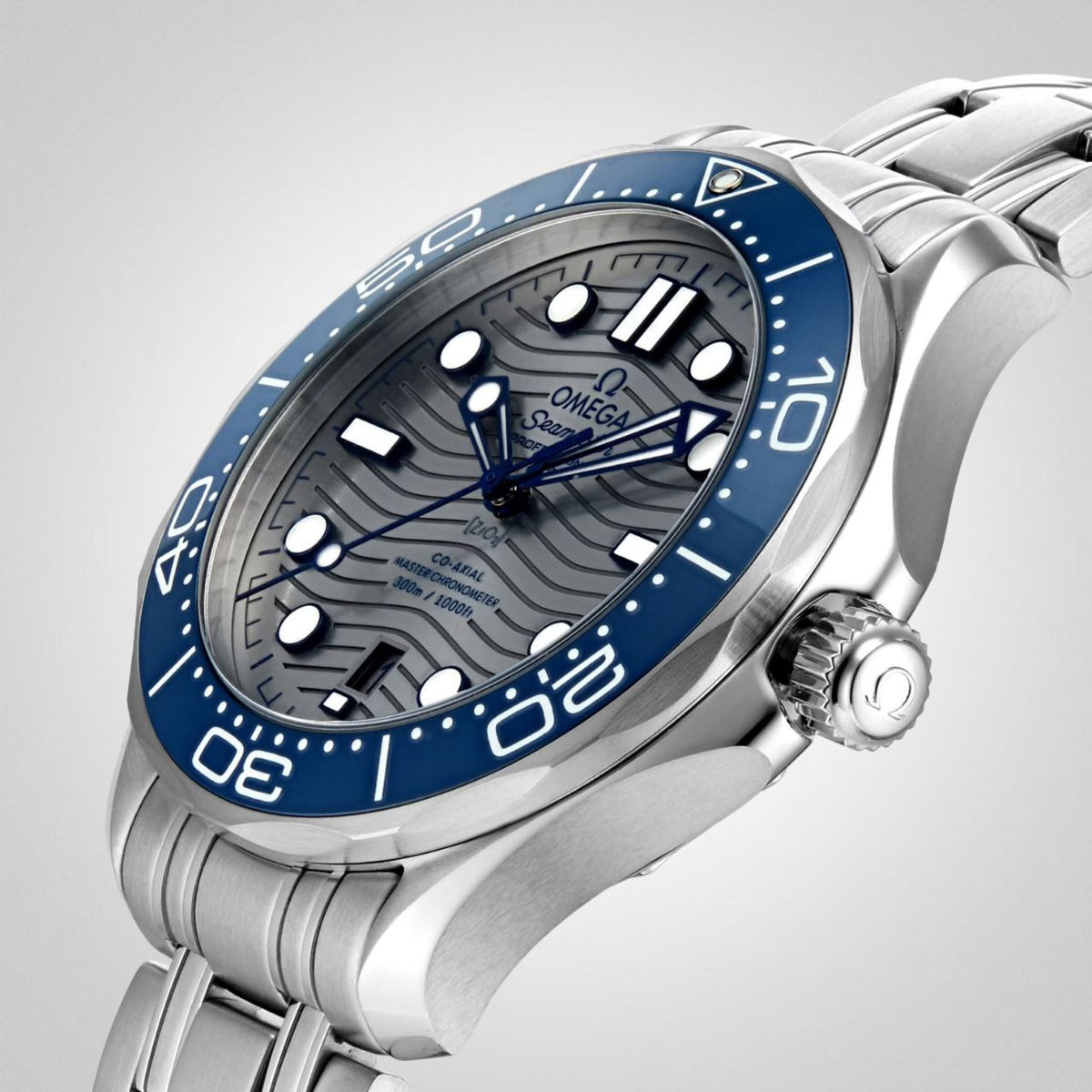 Omega Seamaster Diver 300 M Grey Dial - Axial Master Chronometer 42mm