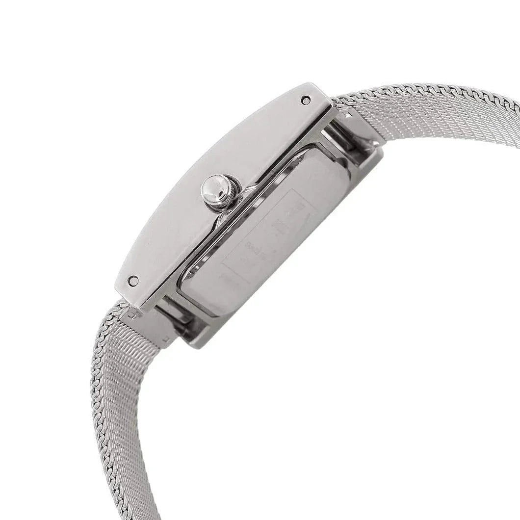 Guess W0127L1 Nouveau Silver Rectangular Case Crystal Mesh Women's Watch