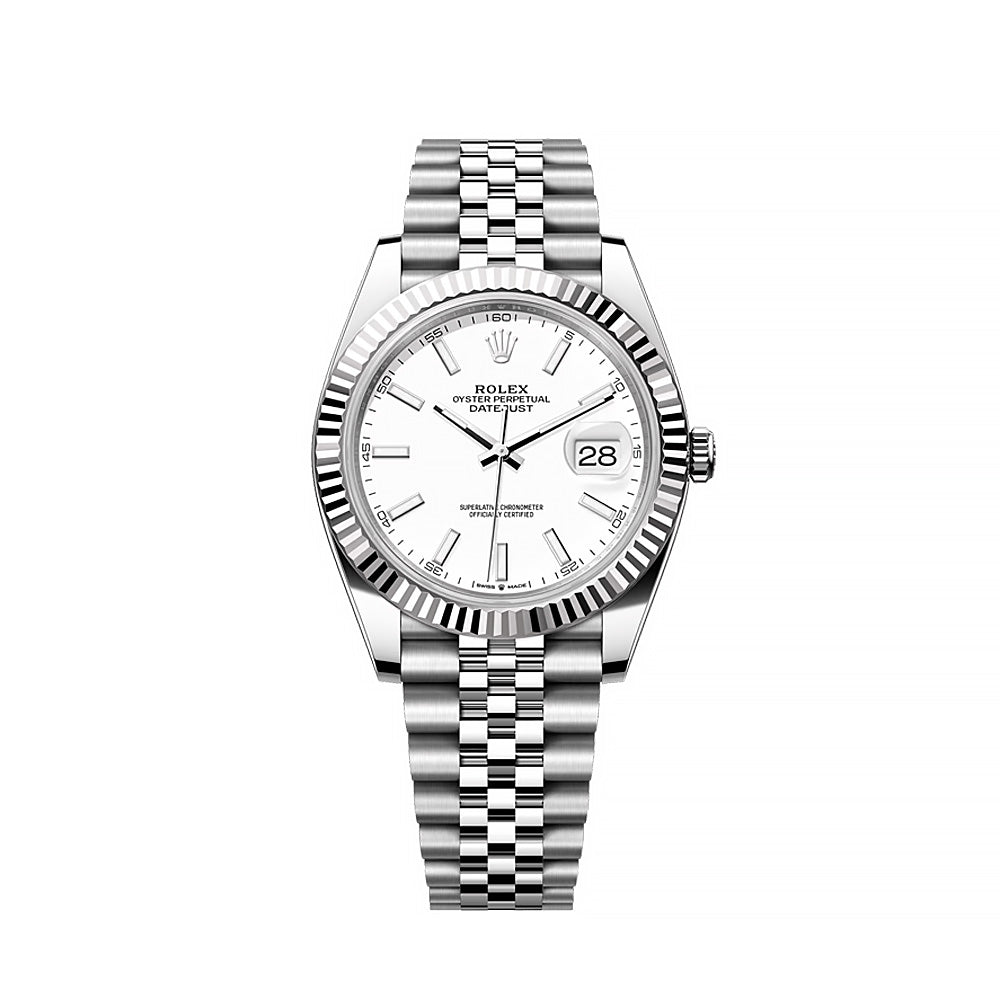 Rolex Datejust 41mm White Dial