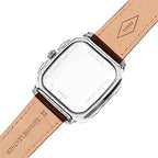 Fossil Inscription Automatic Skeleton Watch – Blue Dial with Brown Leather Strap (Model BQ2571)