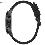 Guess Fleet W0971G1 Men's Black Chronograph Rubber Watch