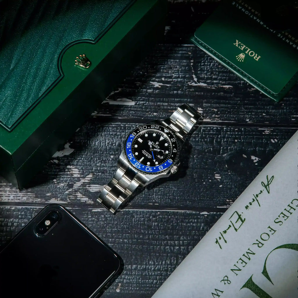 Rolex GMT-Master II “Batman” – Black Dial & Blue-Black Bezel Oyster Bracelet