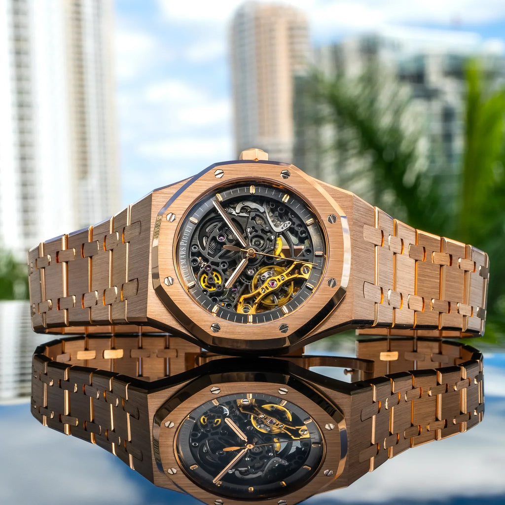 Audemars-piguet - royal oak double balance wheel - Gold