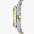 Fossil Riley ES3204 Multi-Function Two-Tone Stainless Steel Women's Watch