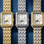 Fossil Raquel ES5398 Sun & Moon Mother of Pearl Gold-Tone Stainless Steel Women's Watch