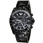 Emporio Armani Sigma AR11027 Black Camouflage Chronograph Watch