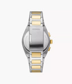 Fossil Everett Chronograph Two-Tone Stainless Steel Watch – FS5796