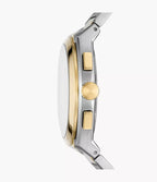 Fossil Everett Chronograph Two-Tone Stainless Steel Watch – FS5796