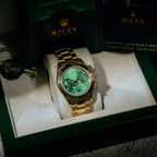 Rolex Cosmograph Daytona – Green Dial with Full Gold Oyster Bracelet