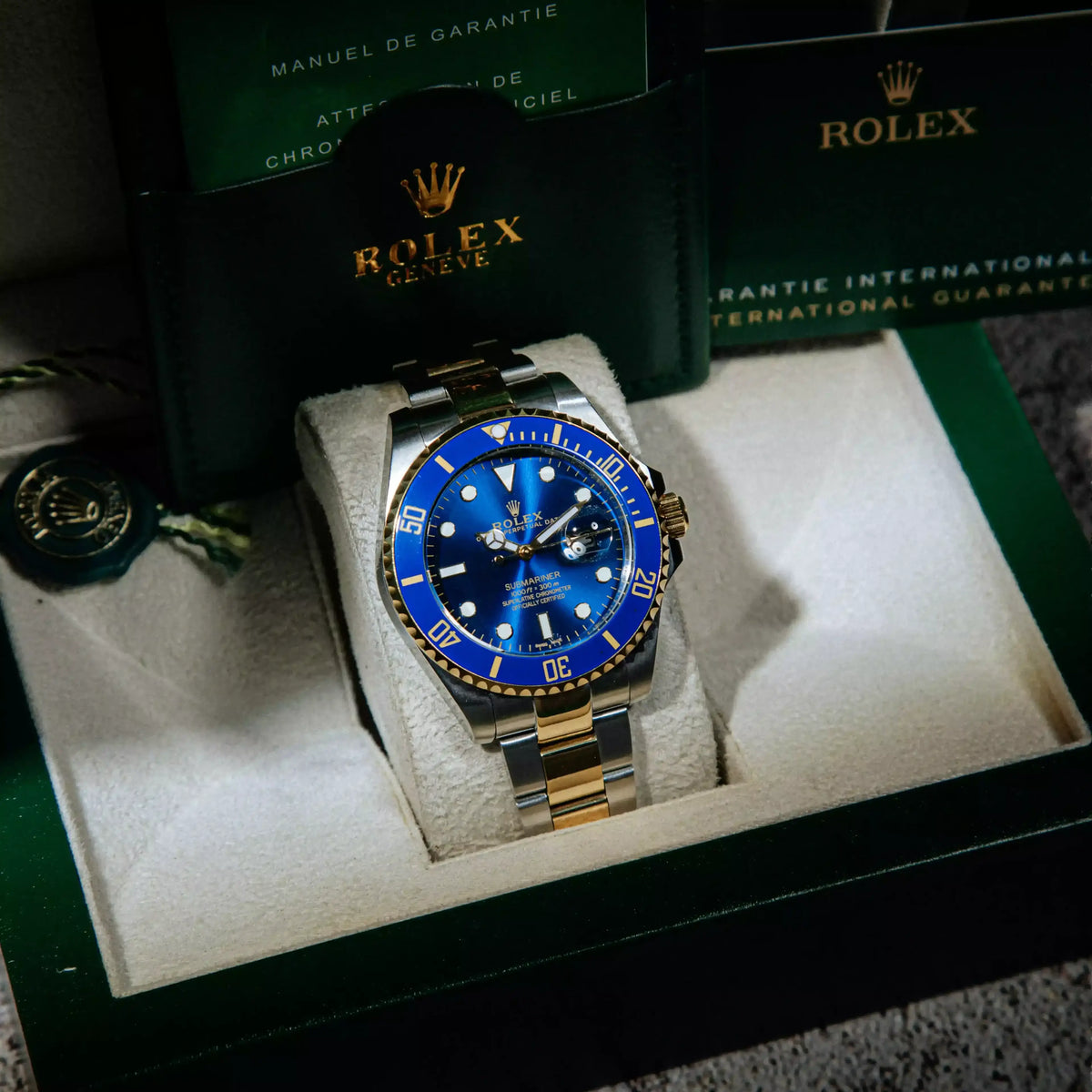 Rolex Submariner – Blue Dial & Half Gold Oyster Bracelet