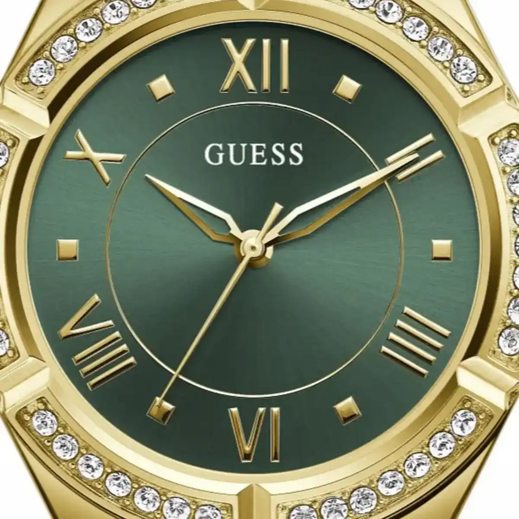 Guess Cosmo GW0033L8 Gold & Green Ladies Watch