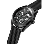 Guess GW0368G3 Men's All-Black Mesh Bracelet Watch