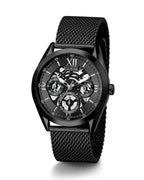 Guess GW0368G3 Men's All-Black Mesh Bracelet Watch