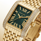 Michael Kors Emery Three MK4742 Women’s Gold Green Dial Stainless Steel Watch