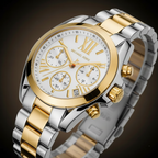 Michael Kors Bradshaw MK5912 Women’s Silver & Gold Stainless Steel Multi-Function Watch