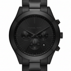 Michael Kors MK8919 Men’s All-Black Slim Runway Stainless Steel Watch