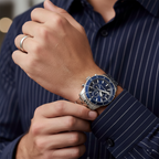 Michael Kors MK7153 Men’s Blue Dial Silver Stainless Steel Cunningham Chronograph Watch