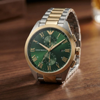 Emporio Armani Paolo AR11511 - Luxury Green Dial Men's Watch