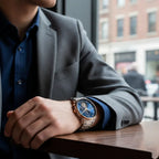 Tommy Hilfiger 1710734 Men’s Multi-Function Watch – Blue Dial & Silver/Rose Gold Stainless-Steel Bracelet