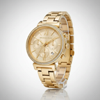 Michael Kors MK6559 Sofie Women’s Gold Dial Gold Chronograph Watch