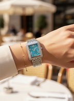 Michael Kors Emery Three MK4829 Women’s Silver Blue Dial Stainless Steel Watch