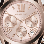 Michael Kors MK6066 Bradshaw Women’s Rose Gold Dial Rose Gold Stainless Steel Chronograph Watch
