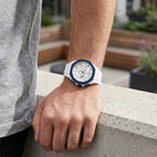 Tommy Hilfiger 1792150 Men’s Chronograph Watch – White Dial & White Rubber Strap