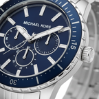 Michael Kors MK7153 Men’s Blue Dial Silver Stainless Steel Cunningham Chronograph Watch