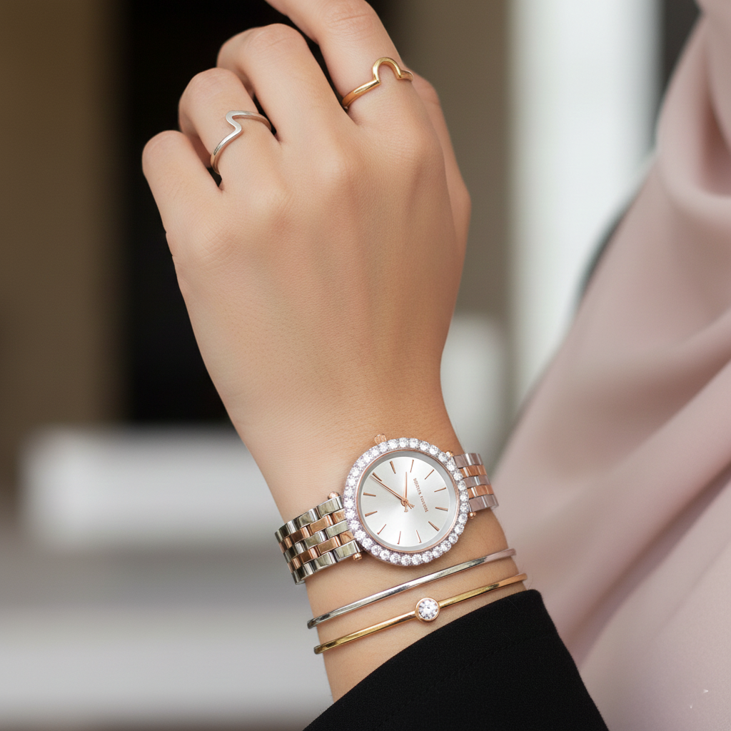 Michael Kors MK4515 Darci Women’s Two-Tone Crystal Dial Watch