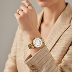 Emporio Armani AR1907 Women’s Mother of Pearl Dial Gold Stainless Steel Gianni T-Bar Watch