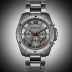 Michael Kors MK8465 Men’s Gray Dial Stainless Steel Brecken Chronograph Watch