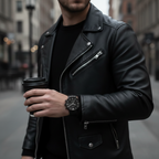 Emporio Armani AR1934 Men’s Black Dial Black Stainless Steel Chronograph Watch
