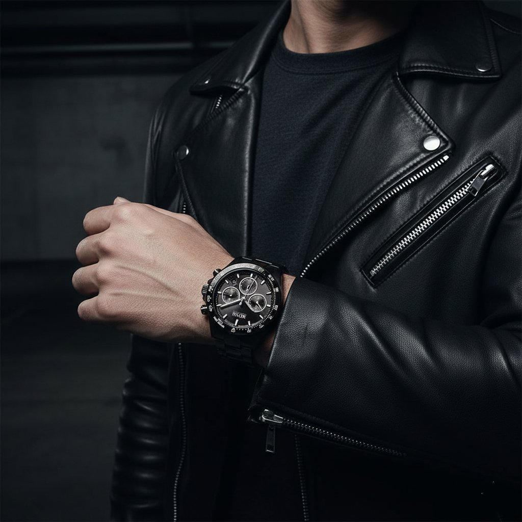 Hugo Boss Hero Sport 1513754 Black IP Chronograph Men's Watch