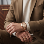 Michael Kors MK9122 Men’s Slim Runway Gold-Tone Stainless Steel Watch