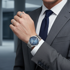 Emporio Armani AR2472 Men’s Blue Dial Stainless Steel Renato Watch