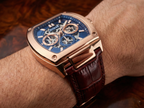 Guess Phoenix GW0202G2 Rose Gold & Brown Leather Watch