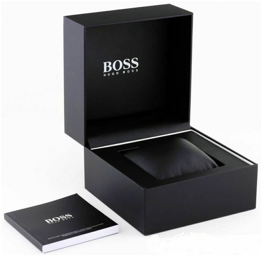 Hugo Boss Volane 1513952 Grey IP Case Green Rubber Strap Men's Watch